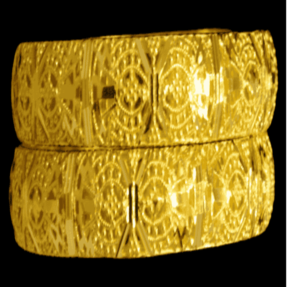 21K Gold Bangle Set (S)